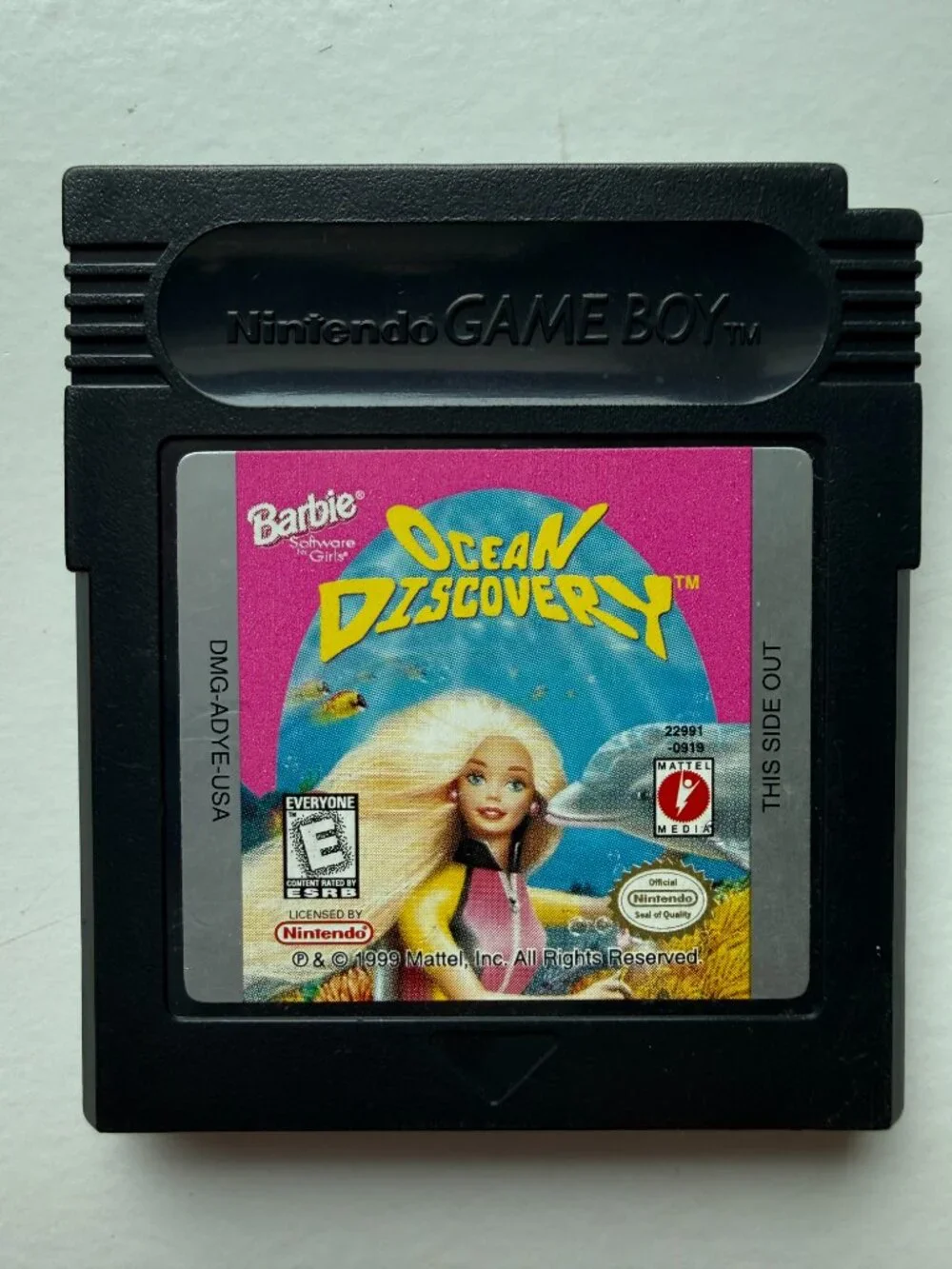 Gameboy Color Atomic Purple TESTED Working Vintage Nintendo with Games Pokemon